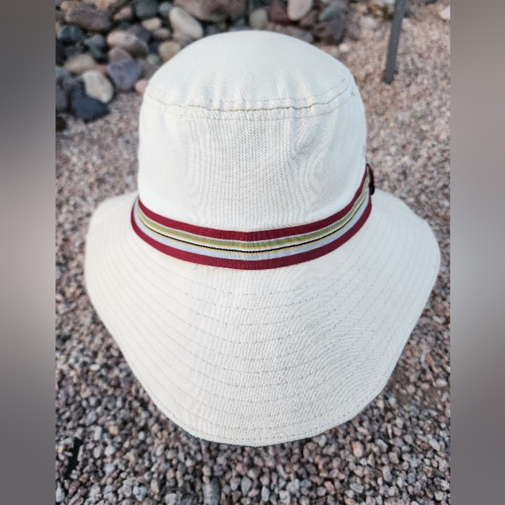 Vintage 90's Duckster Sun Hat With Extended Brim Made In USA